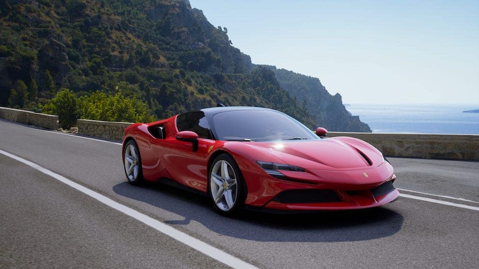 Ferrari-SF90-Stradale-on-Coastline