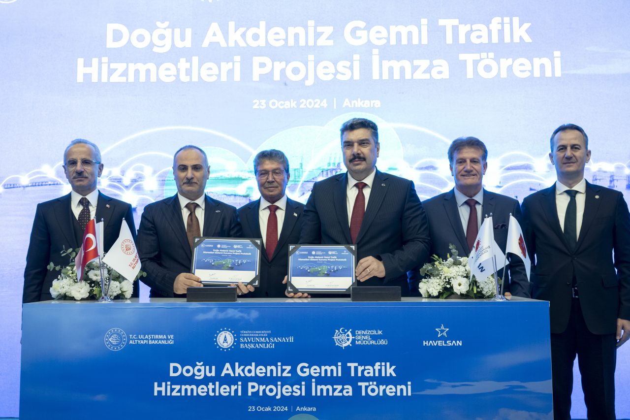 Doğu Akdeniz Gemi Trafik Hizmetleri Sistemi Kurulumu Projesi'nde imzalar atıldı